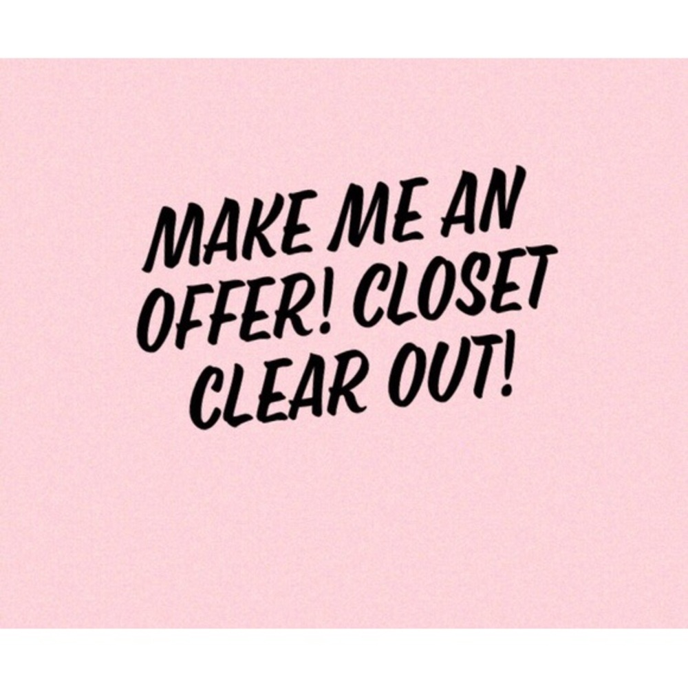 Closet clear out! Let’s make a deal